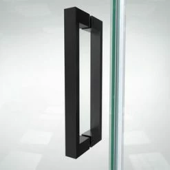 Buy 🥰 DreamLine Elegance Plus 72 x 46-3/4 in. Frameless Pivot Shower Door in Satin Black ⌛ -DreamLine Sales Store Query 1070