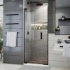 Best Sale 💯 DreamLine Elegance Plus 72 x 30-3/4 in. Frameless Pivot Shower Door in Oil Rubbed Bronze 🌟 -DreamLine Sales Store Query 1120
