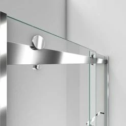 Cheap ⭐ DreamLine Essence 48 in. Frameless Bypass Shower Door with Clear Tempered Glass in Polished Chrome ✨ -DreamLine Sales Store Query 1139