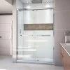 Discount 🥰 DreamLine Encore 54 in. Frameless Bypass Sliding Shower Door with Clear Glass in Polished Chrome ⌛ -DreamLine Sales Store Query 118