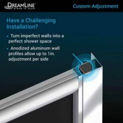 Flash Sale ❤️ DreamLine Prime 36-3/8 in. Frameless Sliding Shower Enclosure with Clear Glass in Polished Chrome ⌛ -DreamLine Sales Store Query 1219