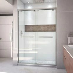 Top 10 ⭐ DreamLine Encore 54 in. Frameless Bypass Sliding Shower Door with Clear Glass in Brushed Nickel 🎁