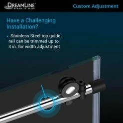 Best reviews of 👍 DreamLine Enigma-XT 76 x 34-1/2 in. Frameless Sliding Shower Door in Tuxedo ⭐ -DreamLine Sales Store Query 1263