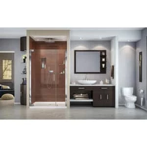 Cheapest ๐ DreamLine Elegance 48 in. Frameless Pivot Shower Door with Tempered Glass in Polished Chrome ๐ 4 Cheapest ๐ DreamLine Elegance 48 in. Frameless Pivot Shower Door with Tempered Glass in Polished Chrome ๐ - Image 2