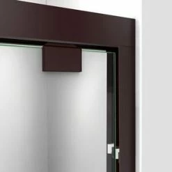 Promo 💯 DreamLine Encore 54 in. Frameless Bypass Sliding Shower Door with Clear Glass in Oil Rubbed Bronze 🤩 -DreamLine Sales Store Query 133