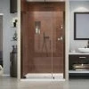 Coupon 💯 DreamLine Elegance 48 in. Frameless Pivot Shower Door with Tempered Glass in Oil Rubbed Bronze ⌛ -DreamLine Sales Store Query 1336
