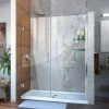 Top 10 😍 DreamLine Unidoor 59 in. Frameless Hinged Shower Door with Tempered Glass in Polished Chrome 😍 -DreamLine Sales Store Query 1345
