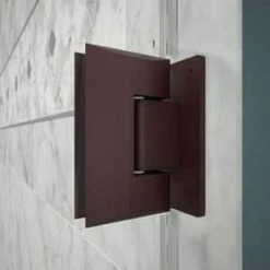 Cheapest 🎁 DreamLine Unidoor 59 in. Frameless Hinged Shower Door with Tempered Glass in Oil Rubbed Bronze 🧨 -DreamLine Sales Store Query 1360