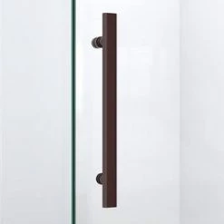 Flash Sale 🌟 DreamLine Prism Lux 36-5/16 in. Frameless Hinged Shower Enclosure with Tempered Glass in Oil Rubbed Bronze 🧨 -DreamLine Sales Store Query 1380