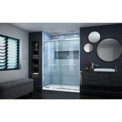 Coupon 👍 DreamLine Encore 60 in. Frameless Bypass Sliding Shower Door with Clear Glass in Polished Chrome ⌛ -DreamLine Sales Store Query 1510