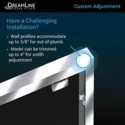 Hot Sale 💯 DreamLine Encore 60 in. Frameless Bypass Sliding Shower Door with Clear Glass in Oil Rubbed Bronze 🎁 -DreamLine Sales Store Query 1526