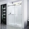 Cheap ❤️ DreamLine Essence 60 in. Frameless Bypass Shower Door with Clear Tempered Glass in Polished Chrome 🔥 -DreamLine Sales Store Query 154