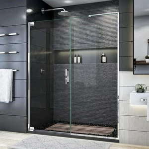 Best deal ๐ DreamLine Elegance Plus 72 x 58-3/4 in. Frameless Pivot Shower Door in Polished Chrome ๐ 3 Best deal ๐ DreamLine Elegance Plus 72 x 58-3/4 in. Frameless Pivot Shower Door in Polished Chrome ๐