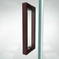 Cheap ✨ DreamLine Elegance Plus 72 x 58-3/4 in. Frameless Pivot Shower Door in Oil Rubbed Bronze 😍 -DreamLine Sales Store Query 1593