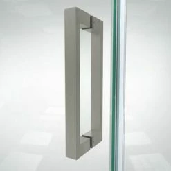 Wholesale ⌛ DreamLine Elegance Plus 72 x 34-1/2 in. Frameless Pivot Shower Door in Brushed Nickel 😍 -DreamLine Sales Store Query 1613