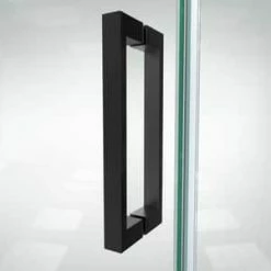 Best Pirce ⌛ DreamLine Elegance Plus 72 x 34-1/2 in. Frameless Pivot Shower Door in Satin Black 🛒 -DreamLine Sales Store Query 1625