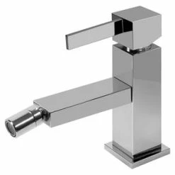 Discount ⌛ Graff Qubic Tre 2.2 gpm 1 Hole Bidet Faucet with Single Lever Handle in Polished Chrome ✔️