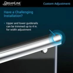 Hot Sale 💯 DreamLine Charisma 60 in. Frameless Sliding Shower Door with Clear Glass in Polished Chrome 🔔 -DreamLine Sales Store Query 17