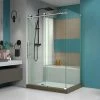 Best deal 🎁 DreamLine Enigma-X 76 x 34-1/2 in. Frameless Sliding Shower Door in Polished Stainless Steel 👏 -DreamLine Sales Store Query 1709