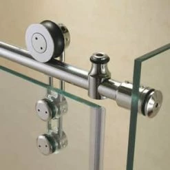 Discount ⭐ DreamLine Enigma-Z 60-3/8 in. Frameless Sliding Shower Enclosure with Clear Tempered Glass in Polished Stainless Steel 👏 -DreamLine Sales Store Query 1749