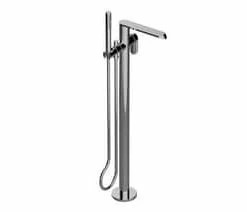 Buy 💯 Graff Phase Single Lever Handle Floor Mount Filler in Polished Chrome 🔥