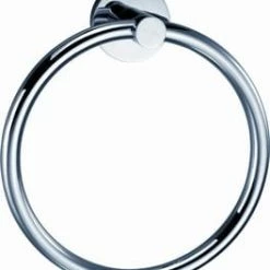 Coupon 😉 Graff Bali Round Closed Towel Ring in Polished Chrome ✨