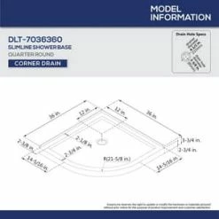 Deals 🤩 DreamLine Prime 34-3/8 in. Frameless Sliding Shower Enclosure with Frosted Glass in Polished Chrome 🔔 -DreamLine Sales Store Query 1857