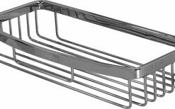 Wholesale ✔️ Graff Bali 4-5/16 in. Square Shower Basket in Polished Chrome 🌟