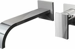 Hot Sale 🔥 Graff Sade Wall Mount Bathroom Sink Faucet with Single Lever Handle in Satin Nickel 🔥