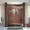 Flash Sale 🥰 DreamLine Enigma-Z 60 in. Frameless Sliding Shower Door with Clear Tempered Glass in Polished Stainless Steel 💯 -DreamLine Sales Store Query 1917