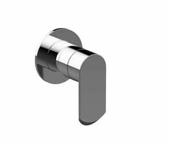 New 🥰 Graff Phase Wall Mount Round Transfer Valve Trim Plate with Single Lever Handle in Polished Chrome 🥰