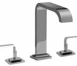 Buy ✔️ Graff Immersion Deck Mount Widespread Bathroom Sink Faucet with Double Lever Handle in Satin Nickel ⭐ -DreamLine Sales Store Query 1968