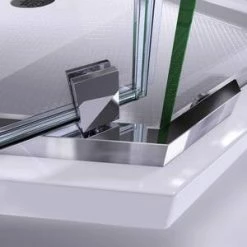 Discount 🌟 DreamLine Prism 36-1/8 in. Frameless Pivot Shower Enclosure with Tempered Glass in Polished Chrome 😉 -DreamLine Sales Store Query 2002