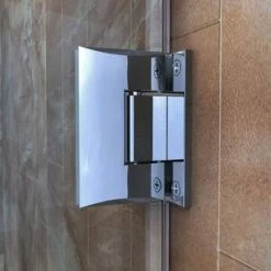 Deals 🤩 DreamLine Unidoor Plus 40-1/2 x 72 in. Hinged Clear Glass Shower Door in Polished Chrome 😀 -DreamLine Sales Store Query 2034