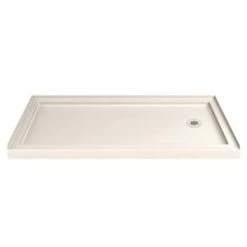 Best Sale 🌟 DreamLine SlimLine 32 in. Rectangle Shower Base in Biscuit 💯