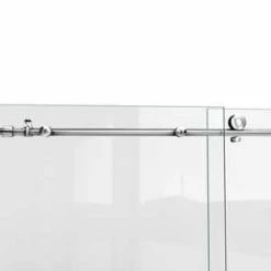 Cheap 🎉 DreamLine Enigma-X 62 in. Frameless Sliding Shower Door in Brushed Stainless Steel 💯 -DreamLine Sales Store Query 219