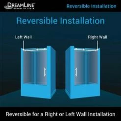 Buy 😀 DreamLine Enigma-X 62 in. Frameless Sliding Shower Door in Polished Stainless Steel ✔️ -DreamLine Sales Store Query 226