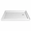 Promo ❤️ DreamLine SlimLine 36 x 48 in. Double Threshold Shower Base with Right Drain in White 😉 -DreamLine Sales Store Query 264
