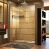 Cheap 💯 DreamLine Mirage-X 60 in. Frameless Sliding Shower Door with Left Wall Bracket in Polished Chrome 😀 -DreamLine Sales Store Query 366