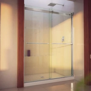 Best Pirce ๐งจ DreamLine Essence-H Semi-frameless Sliding Shower Door in Brushed Nickel ๐ 3 Best Pirce ๐งจ DreamLine Essence-H Semi-frameless Sliding Shower Door in Brushed Nickel ๐