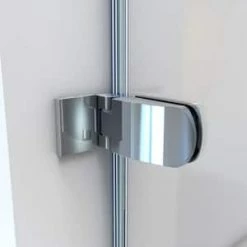 Best Sale 👏 DreamLine Aqua Uno 34 in. Frameless Hinged Tub and Shower Door with Clear Tempered Glass in Polished Chrome 🛒 -DreamLine Sales Store Query 447