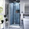 New ✨ DreamLine Aqua Fold 33-1/2 in. Frameless Bifold Shower Door with Clear Tempered Glass in Polished Chrome 😀 -DreamLine Sales Store Query 518