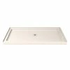 Cheap 💯 DreamLine SlimLine 48 x 34 in. Rectangle Single Threshold Shower Base with Center Drain in Biscuit 🌟 -DreamLine Sales Store Query 601