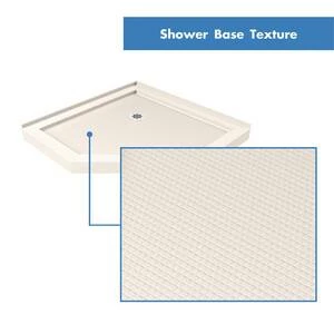 Hot Sale 🧨 DreamLine SlimLine 38 x 38 in. Neo-angle Shower Base with Corner Drain in Biscuit ❤️ 8 Hot Sale 🧨 DreamLine SlimLine 38 x 38 in. Neo-angle Shower Base with Corner Drain in Biscuit ❤️ - Image 6