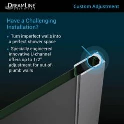 Best Sale 🎁 DreamLine Linea 30 in. Frameless Shower Door with Clear Tempered Glass in Brushed Nickel ✔️ 13 Best Sale 🎁 DreamLine Linea 30 in. Frameless Shower Door with Clear Tempered Glass in Brushed Nickel ✔️ -DreamLine Sales Store Query 63