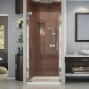 New 🔥 DreamLine Elegance 32-1/2 in. Frameless Pivot Shower Door with Tempered Glass in Polished Chrome 🤩 -DreamLine Sales Store Query 772
