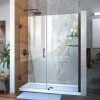 Deals 🔥 DreamLine Unidoor 58 in. Frameless Hinged Shower Door with Tempered Glass in Oil Rubbed Bronze 🎁 -DreamLine Sales Store Query 810