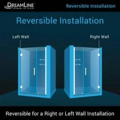 Coupon 🥰 DreamLine Unidoor 40 in. Frameless Hinged Shower Door with Clear Glass in Polished Chrome 🤩 -DreamLine Sales Store Query 857