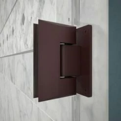 Promo 🥰 DreamLine Unidoor 40 in. Frameless Hinged Shower Door with Clear Glass in Oil Rubbed Bronze 🔥 -DreamLine Sales Store Query 868