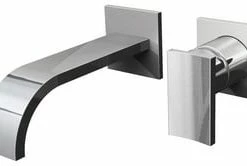 Cheapest ✨ Graff Sade Wall Mount Bathroom Sink Faucet with Single Lever Handle in Satin Nickel 😉